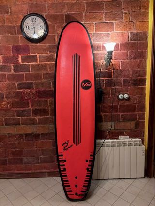 Tabla Surf 7'6 Manual Prosoft MB Roja