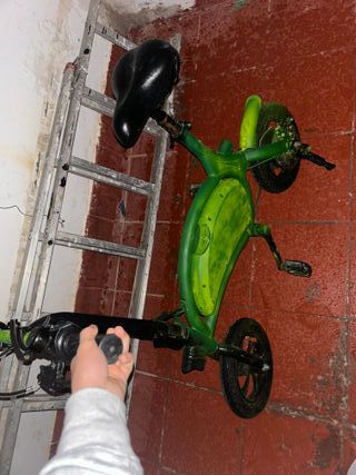 Bici Eléctrica Verde