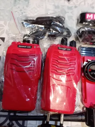 2 Walkie Talkies Mirkit Go! Rojos