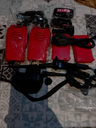 2 Walkie Talkies Mirkit Go! Rojos