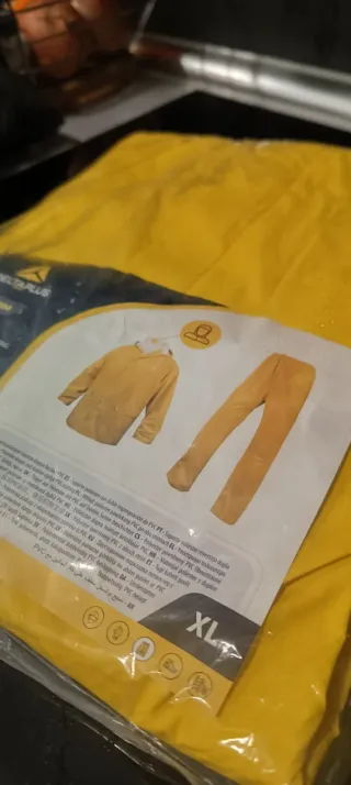 Chubasquero Delta Plus Amarillo Talla XL