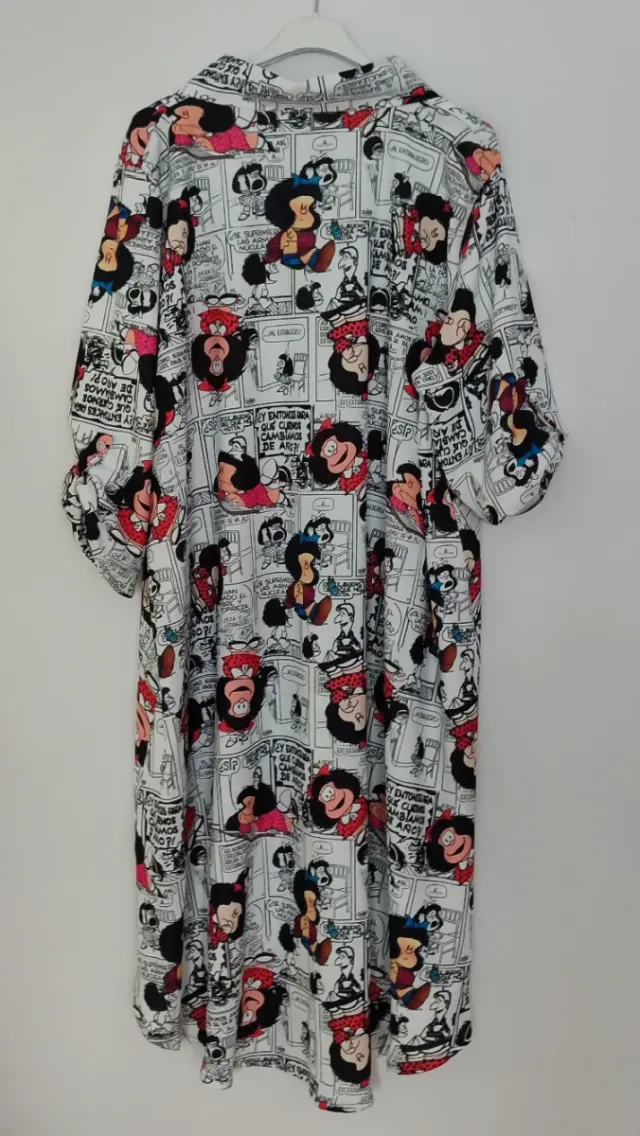 Blusón Mafalda Talla Única Multicolor