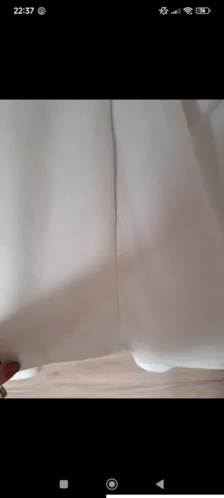 Chaqueta de vestir blanca talla única