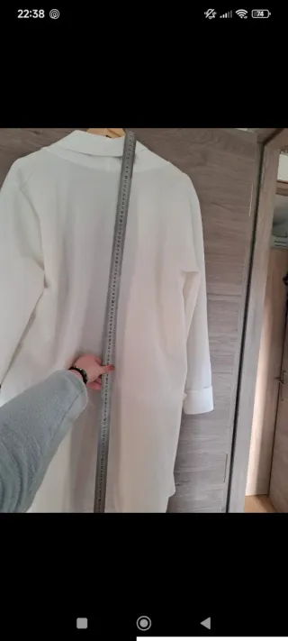 Chaqueta de vestir blanca talla única