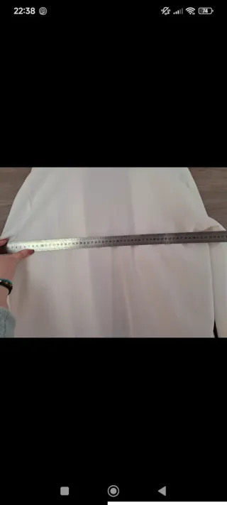 Chaqueta de vestir blanca talla única