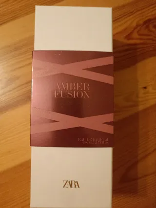 Perfume " AMBER FUSION" ZARA 80 ML.