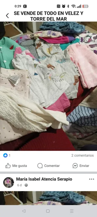 Ropa de niños, hombre y mujer