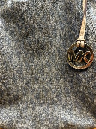 Bolso Michael Kors Marrón y Dorado