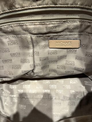 Bolso Michael Kors Marrón y Dorado