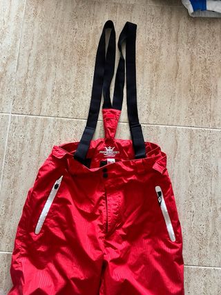 Pantalón de Nieve Hombre decathlon Rojo