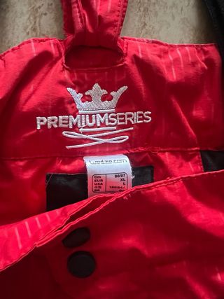 Pantalón de Nieve Hombre decathlon Rojo