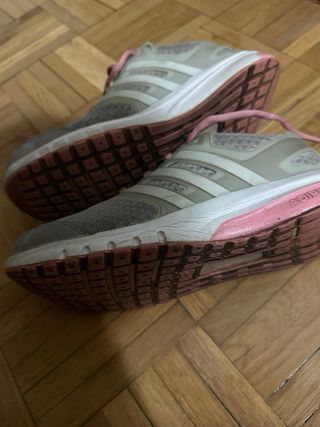 Zapatillas Adidas Grises y Rosas