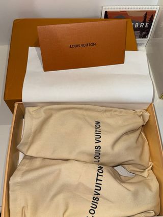 Scarpe LV Skate 44 Grigio Bianco Nuove Scatola