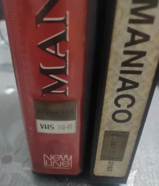 Maniaco VHS Película Terror Español