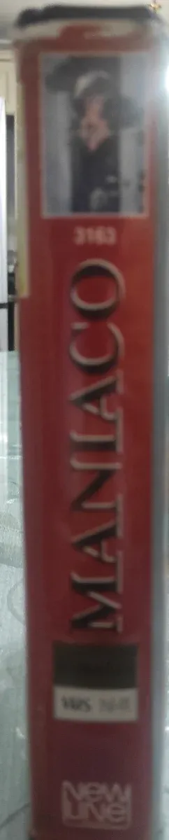 Maniaco VHS Película Terror Español