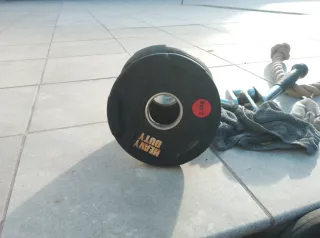 Discos de Goma de 2,5 kg.