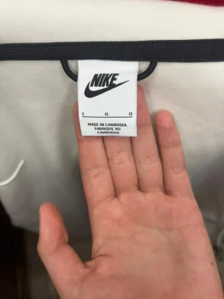 Felpa Tech Fleece Nike Bianca