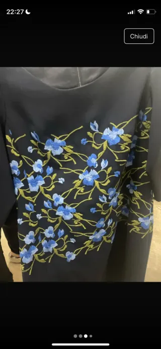 Vestito Marina Rinaldi floreale blu