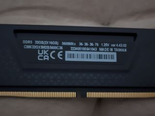 Corsair Vengeance DDR5 16GB 5600 CL36 RAM
