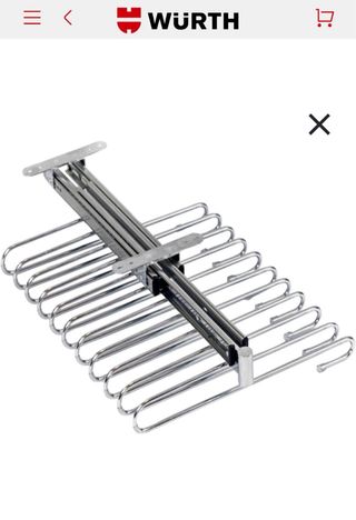 Pantalonero extraíble para armario