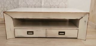 Mueble de salón de madera maciza