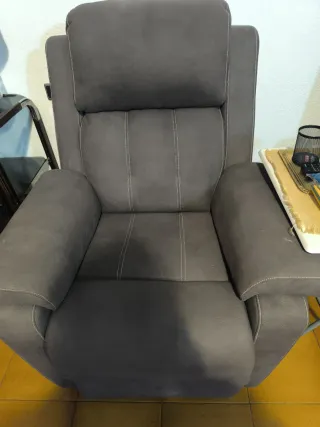 Sofá Eléctrico Reclinable Gris (2 Unidades)