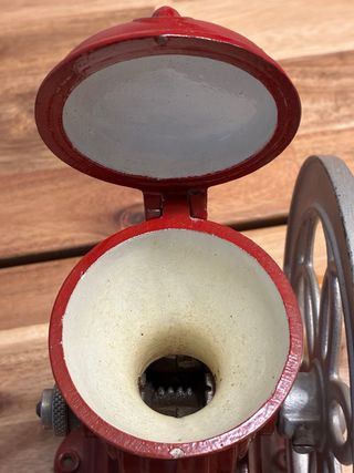 Molinillo Café Antiguo MJF Rojo