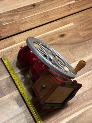 Molinillo Café Antiguo MJF Rojo