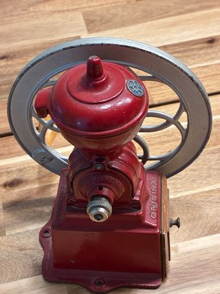 Molinillo Café Antiguo MJF Rojo