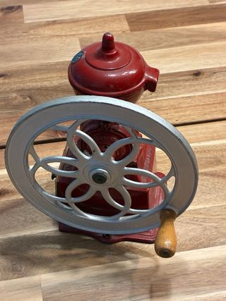 Molinillo Café Antiguo MJF Rojo