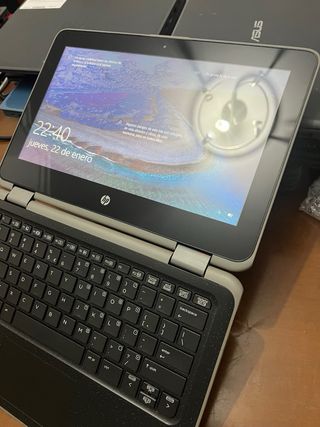 Portátil HP Negro y Gris