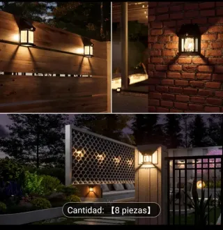 Lampade Solari da Parete per Giardino