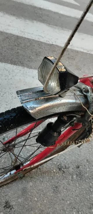 Bicicleta roja torrot