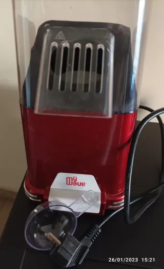 Máquina de Palomitas Roja y Negra