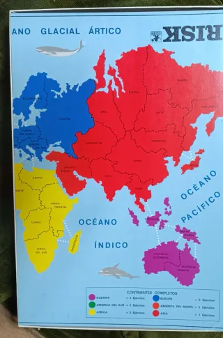 Juego de mesa Risk antiguo