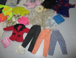 BARBIE, lote muñecas, Ken, vestidos, MATTEL