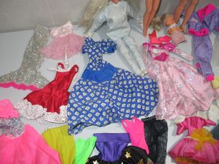 BARBIE, lote muñecas, Ken, vestidos, MATTEL