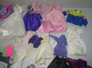 BARBIE, lote muñecas, Ken, vestidos, MATTEL