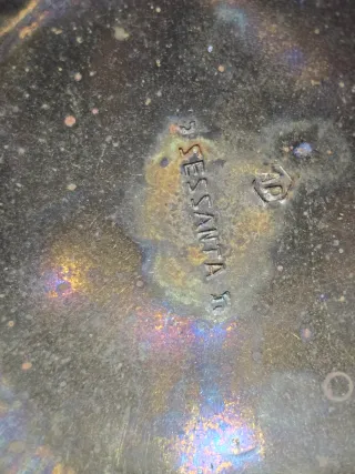 Bilancia di precisione antica con custodia