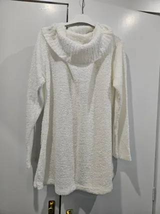 Jersey cuello vuelto tacto suave