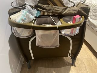 Cuna de viaje para bebé con colchón