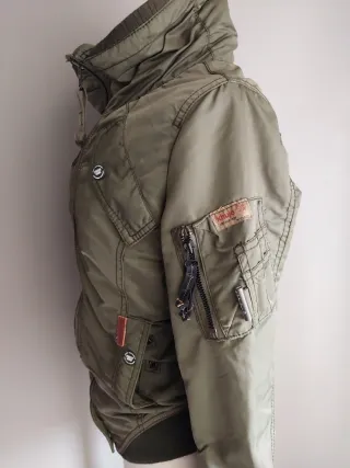 Chaqueta bomber verde militar Talla S