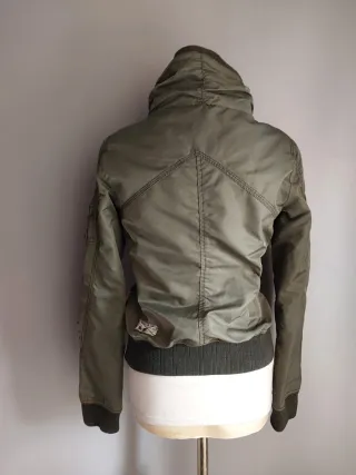 Chaqueta bomber verde militar Talla S