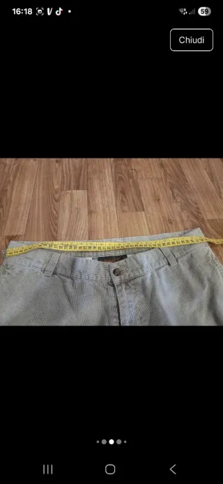 Pantaloni Timberland uomo velluto a coste vintage
