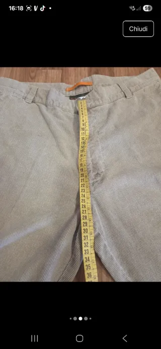 Pantaloni Timberland uomo velluto a coste vintage