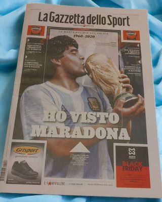 Gazzetta dello Sport 26/11/2020 Maradona