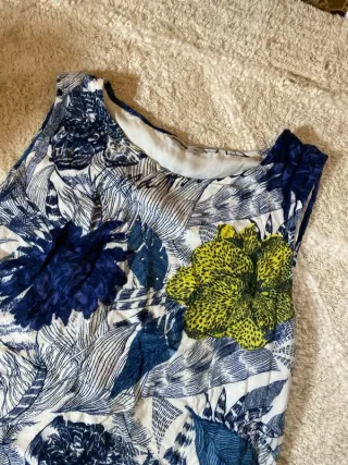 Vestido Desigual Estampado Floral Talla XL