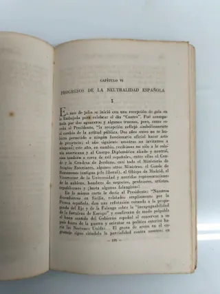 Misión de guerra en España.