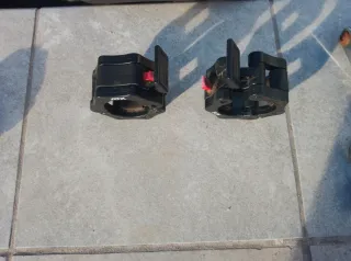 Dos Abrazaderas para Barra Olímpica Negros.