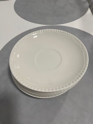 San Claudio platos de Desayuno Porcelana